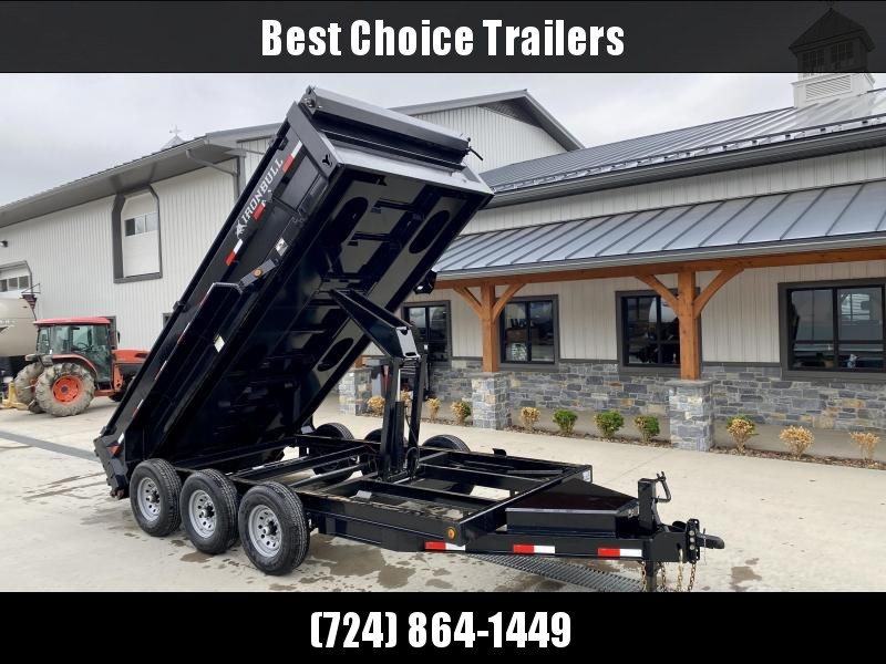 2022 Ironbull 7x16' Dump Trailer 21000# GVW * TARP KIT * I-BEAM FRAME * BED RUNNERS * 5x20 SCISSOR * INTGRATED KEYWAY/10GA WALLS * 1PC 7GA FLOOR 2022 Ironbull 7x16' Dump Trailer 21000# GVW * TARP KIT * I-BEAM FRAME * BED RUNNERS * 5x20 SCISSOR * INTGRATED KEYWAY/10GA WALLS * 1PC 7GA FLOOR