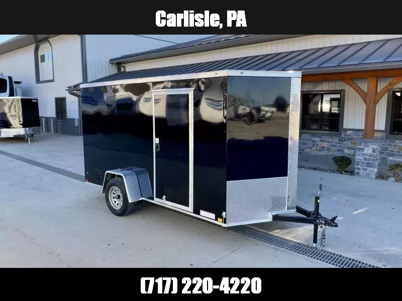 2026 Xtreme Cargo 6x12' Enclosed Cargo Trailer 2990# GVW *  BLACKOUT EXTERIOR * BARN DOOR * 6'3" HEIGHT * 16" FLOOR CROSSMEMBERS * .030 SEMI-SCREWLESS EXTERIOR * RV DOOR * PLYWOOD WALLS AND FLOOR * TUBE STUDS 1763004654