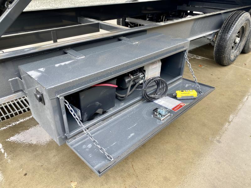 2025 Lamar 102x26' Gooseneck Deckover Power Tilt Trailer 21000# GVW * TRIPLE 7000# AXLES * SCISSOR HOIST UPGRADE * SPARE TIRE * FRONT TOOLBOX * CHARCOAL POWDERCOAT * 10" I-BEAM FRAME+NECK * 6" CHANNEL BED RUNNER * WINCH PLATE * DUAL JACKS jzoKKuh3szha