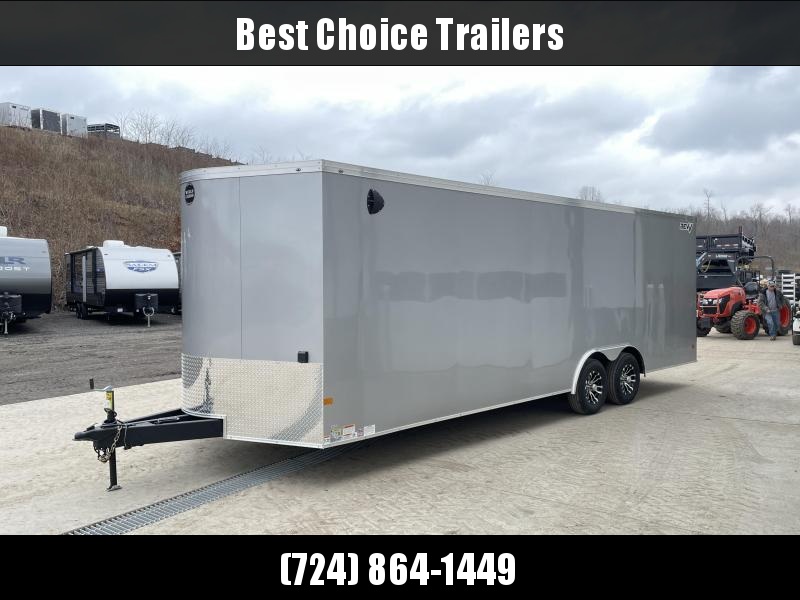 2021 Wells Cargo 8.5x24' Enclosed Race Car Hauler Trailer 9990# GVW * SILVER EXTERIOR * FINISHED FLOOR/WALLS/CEILING * BASE/OVERHEAD CABINETS * ELECTRIC PKG 2021 Wells Cargo 8.5x24' Enclosed Race Car Hauler Trailer 9990# GVW * SILVER EXTERIOR * FINISHED FLOOR/WALLS/CEILING * BASE/OVERHEAD CABINETS * ELECTRIC PKG