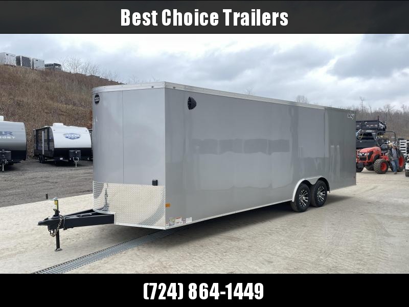 2021 Wells Cargo 8.5x24' Enclosed Race Car Hauler Trailer 9990# GVW * SILVER EXTERIOR * FINISHED FLOOR/WALLS/CEILING * BASE/OVERHEAD CABINETS * ELECTRIC PKG 2021 Wells Cargo 8.5x24' Enclosed Race Car Hauler Trailer 9990# GVW * SILVER EXTERIOR * FINISHED FLOOR/WALLS/CEILING * BASE/OVERHEAD CABINETS * ELECTRIC PKG