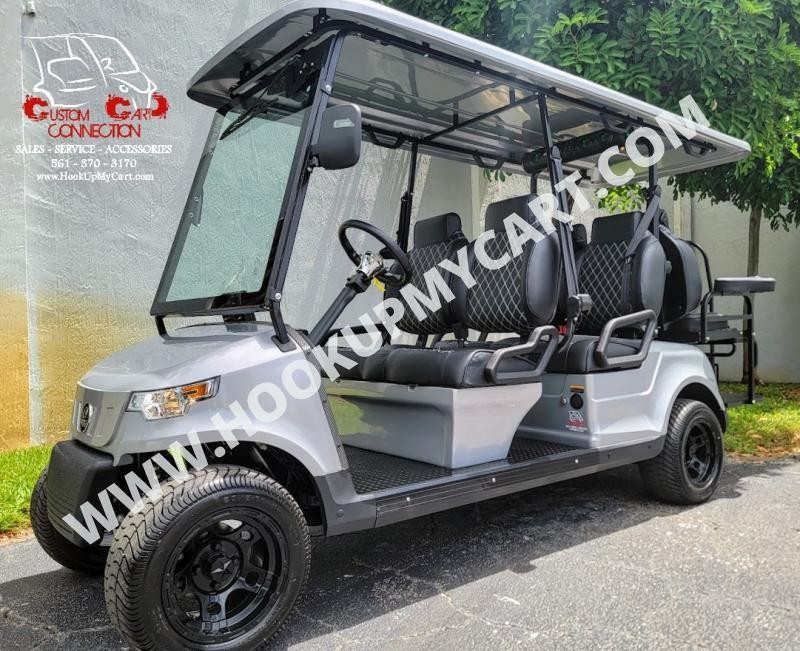 2023 ICON i40 Indigo Blue Golf Cart Electric Vehicles Custom Golf