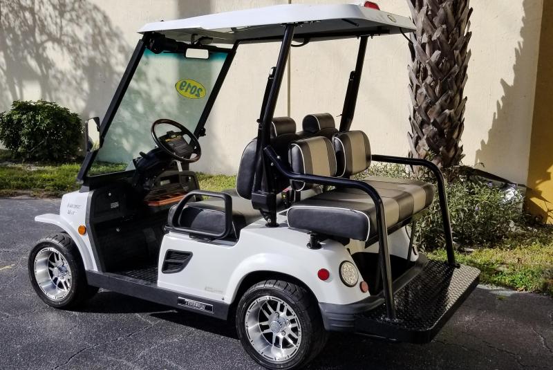 2019 White 4 Passenger Tomberlin EMerge E2 LE Plus w/ Power Steering