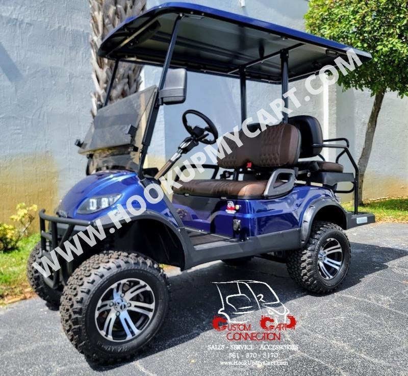 2022 ICON i40FL Silver Golf Cart Electric Vehicle Custom Golf Carts