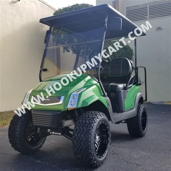 Club Car Precedent Golf Cart with LIME GREEN R Champ Body Kit Club Car Precedent Golf Cart with LIME GREEN R Champ Body Kit