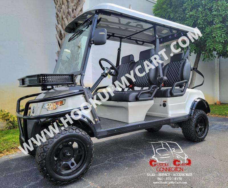 2022 ICON i60L Caribbean Blue Golf Cart Electric Vehicle Custom Golf