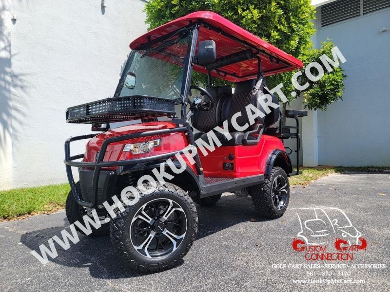 2022 ICON i20 Forest Green Golf Cart w/Bag Attachments Custom Golf