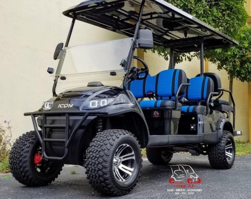 2021 ICON i60L Black Lifted Golf Cart 2021 ICON i60L Black Lifted Golf Cart