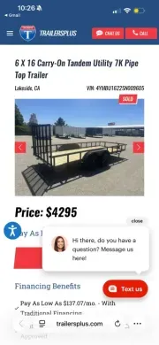 used Utility Trailers Patriot  for sale, in Philadelphia, PA Thumbnail 2