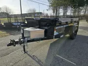 2026 Southland 5x10 5K Dump Trailer w/Tarp Kit & Ramps