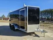 2026 Stealth 7x14 Aluminum 7K Enclosed Cargo Trailer w/Barn Doors & Ladder Rack