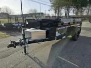 2026 Southland 5x10 11K Dump Trailer w/Tarp Kit & Ramps