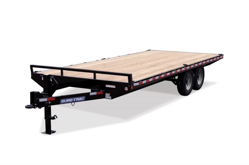 SURE-TRAC ST10222SDD-B-150 Utility Trailer 15k b0ivwG