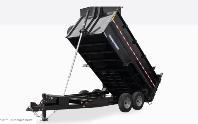 Sure-Trac 82X14 4FT SIDE Dump Trailer zNHnWqdhuc3r