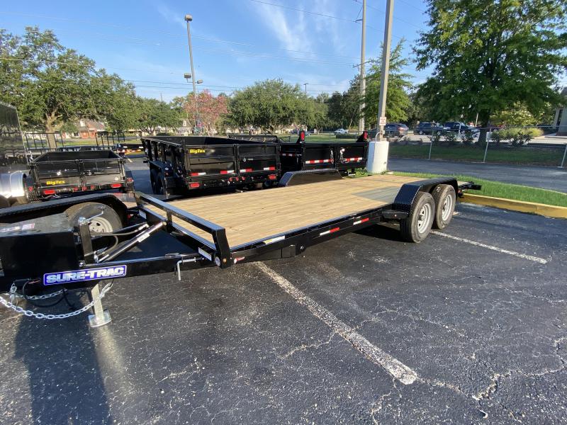 Sure-Trac 7 x 20 Tilt Car Hauler Trailer Sure-Trac 7 x 20 Tilt Car Hauler Trailer