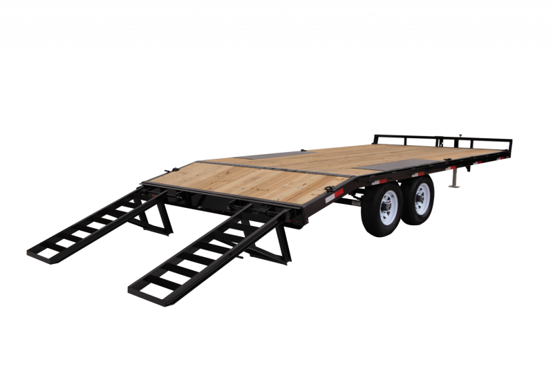 SURE-TRAC ST102173TDO2A-B-100 10K 8.5X17+3 Low Profile Deck Flatbed Trailer ECV0rYs7cdkp