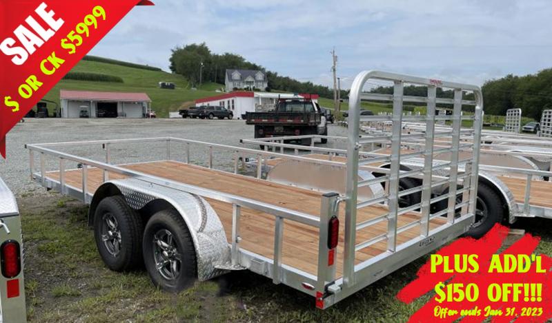 NEW 2023 Legend 7x16 Open Deluxe Utility Trailer NEW 2023 Legend 7x16 Open Deluxe Utility Trailer