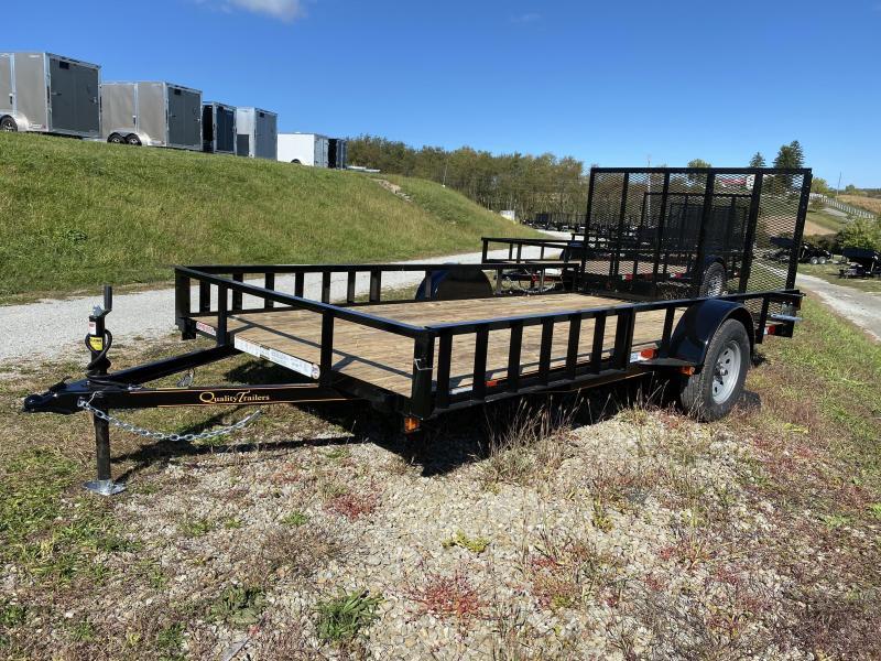 NEW 2022 Quality 7x14 General Duty Utility Trailer W ATV Side Ramps 