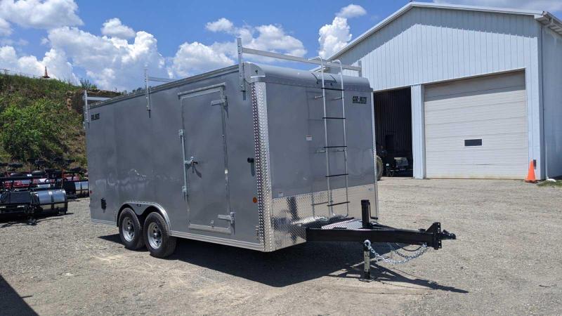 NEW 2020 Car Mate 8x16 HD Contractor Trailer w/ Barn Doors NEW 2020 Car Mate 8x16 HD Contractor Trailer w/ Barn Doors