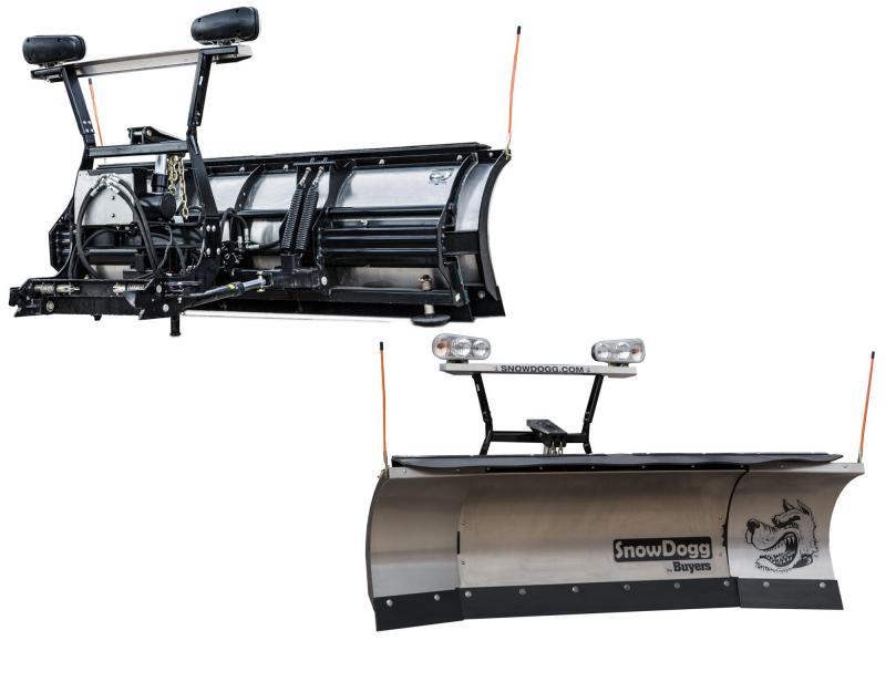 NEW SNOWDOGG XP810II 8' - 10' Expandable Stainless Steel Snow Plow NEW SNOWDOGG XP810II 8' - 10' Expandable Stainless Steel Snow Plow