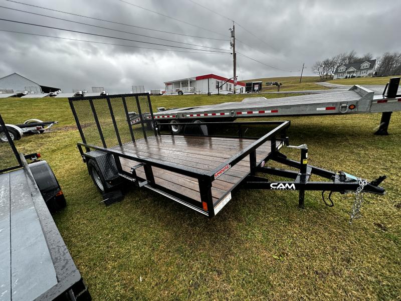 USED 2022 CAM SUPERLINE 7x12 Utility Trailer w/ Spring Assist/ Lay Down USED 2022 CAM SUPERLINE 7x12 Utility Trailer w/ Spring Assist/ Lay Down