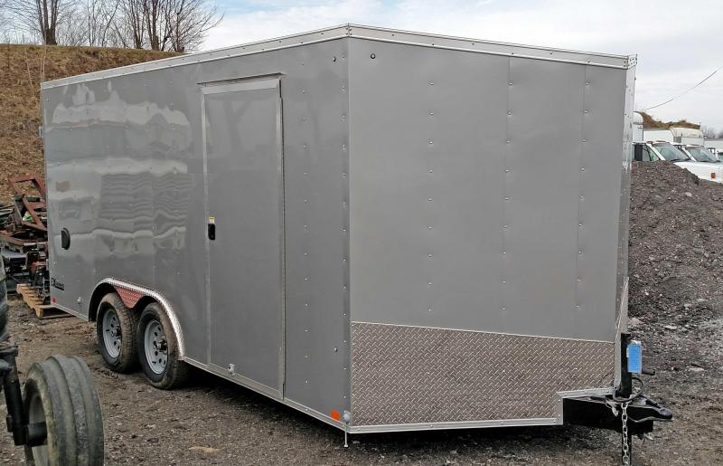 NEW 2021 Cargo Express 8.5 x 16 EX DLX Sloped V-Nose Car Hauler w Ramp Door NEW 2021 Cargo Express 8.5 x 16 EX DLX Sloped V-Nose Car Hauler w Ramp Door