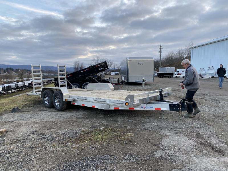 USED 2019 Norstar 20' Aluminum Equipment Hauler USED 2019 Norstar 20' Aluminum Equipment Hauler