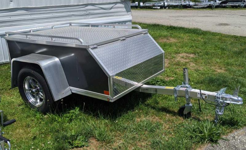 NEW 2021 Aluma CHARCOAL GRAY 4x6 Enclosed Trailer NEW 2021 Aluma CHARCOAL GRAY 4x6 Enclosed Trailer