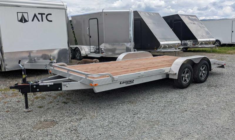 NEW 2024 Legend 20' HD Aluminum Open Car Hauler w/ Underbody Ramps (9990# GVW) NEW 2024 Legend 20' HD Aluminum Open Car Hauler w/ Underbody Ramps (9990# GVW)