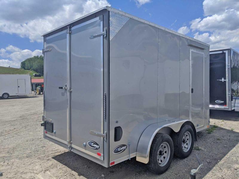 NEW 2020 ITI 7x12 Tandem JST Sloped V-Nose Cargo Trailer w/ Barn Doors NEW 2020 ITI 7x12 Tandem JST Sloped V-Nose Cargo Trailer w/ Barn Doors