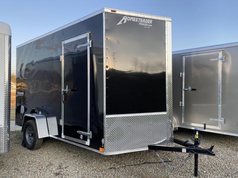 NEW 2021 Homesteader 7x12 Intrepid V-Nose Cargo Trailer w/ Ramp Door NEW 2021 Homesteader 7x12 Intrepid V-Nose Cargo Trailer w/ Ramp Door