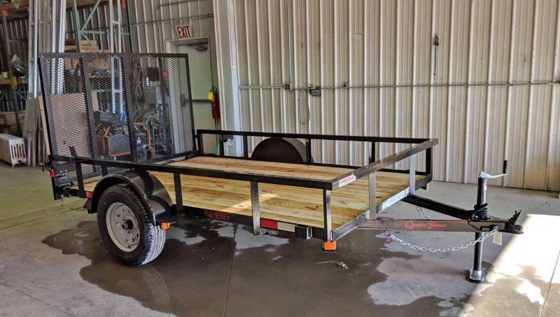 NEW 2022 Quality 6x10 PRO Utility Trailer w/ Spring Assist Gate & Tubular Top Rail NEW 2022 Quality 6x10 PRO Utility Trailer w/ Spring Assist Gate & Tubular Top Rail