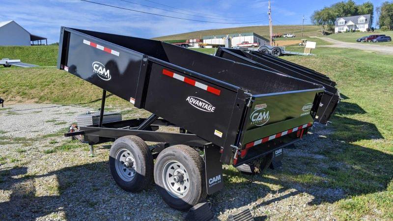NEW 2021 CAM "Advantage" 6x10 Deckover Dump Trailer w/ Fixed Sides NEW 2021 CAM "Advantage" 6x10 Deckover Dump Trailer w/ Fixed Sides