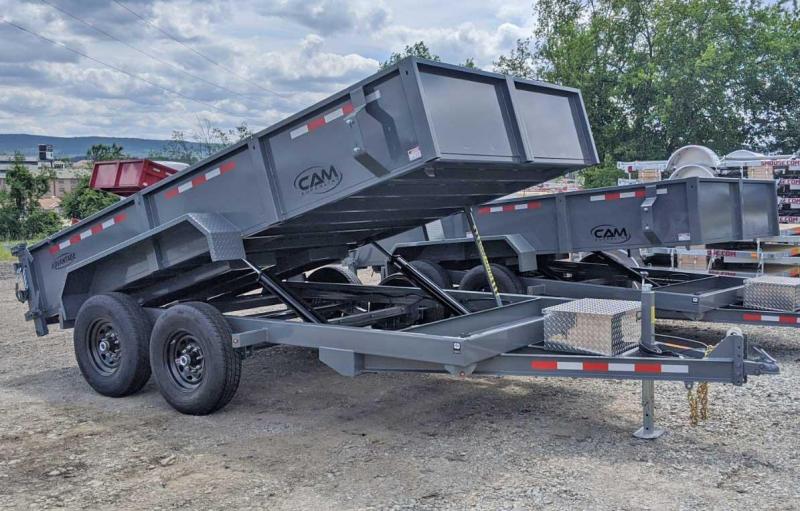 NEW 2020 CAM "Advantage" 6'8" x 14 HD Lo Pro Equipment Dump Trailer (7K Axles) NEW 2020 CAM "Advantage" 6'8" x 14 HD Lo Pro Equipment Dump Trailer (7K Axles)
