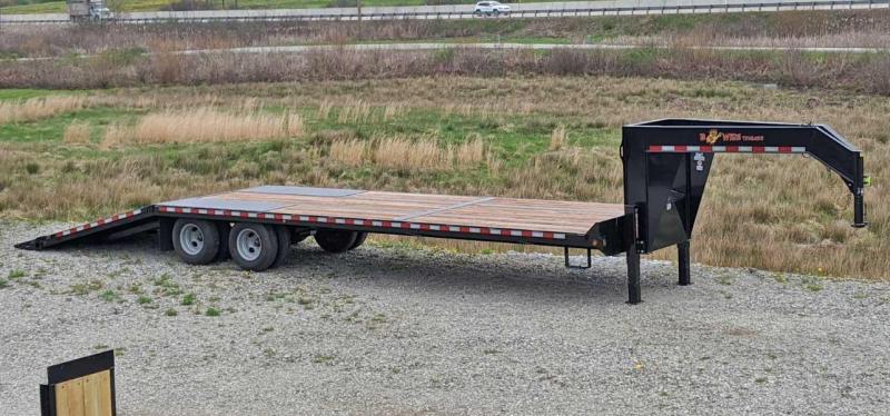 NEW 2020 BWise 32' Gooseneck Deckover Equipment Hauler w/ 10' Hydraulic Dove Tail NEW 2020 BWise 32' Gooseneck Deckover Equipment Hauler w/ 10' Hydraulic Dove Tail