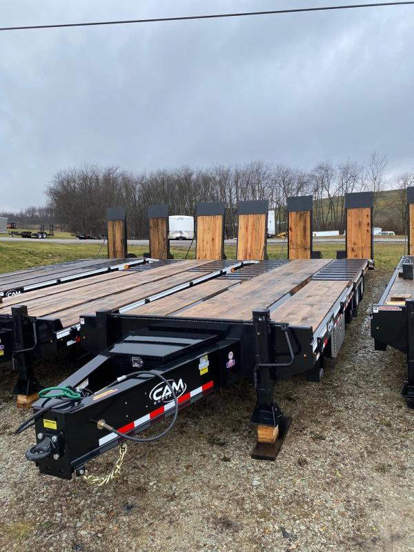 NEW 2021 CAM SUPERLINE 24+7.5 (25 TON) HD Tri-Axle Deckover Tagalong w/ Double Break Beavertail & Hydraulic Ramps NEW 2021 CAM SUPERLINE 24+7.5 (25 TON) HD Tri-Axle Deckover Tagalong w/ Double Break Beavertail & Hydraulic Ramps