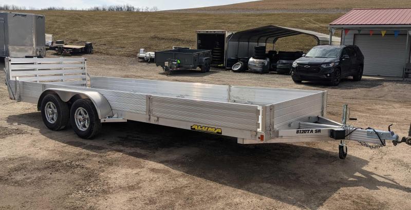 NEW 2023 Aluma 6'9" x 20 SR Utility Trailer w/ Side Ramps & Bi-Fold Gate NEW 2023 Aluma 6'9" x 20 SR Utility Trailer w/ Side Ramps & Bi-Fold Gate