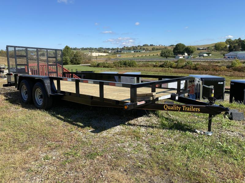 NEW 2021 Quality 7x18 General Duty Utility Trailer w/ 2' Dove Tail NEW 2021 Quality 7x18 General Duty Utility Trailer w/ 2' Dove Tail