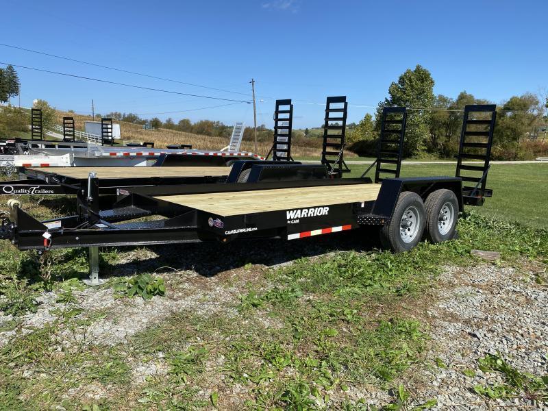 NEW 2021 CAM 18' Warrior Equipment Hauler w/ 5' Angle Stand Up Ramps NEW 2021 CAM 18' Warrior Equipment Hauler w/ 5' Angle Stand Up Ramps