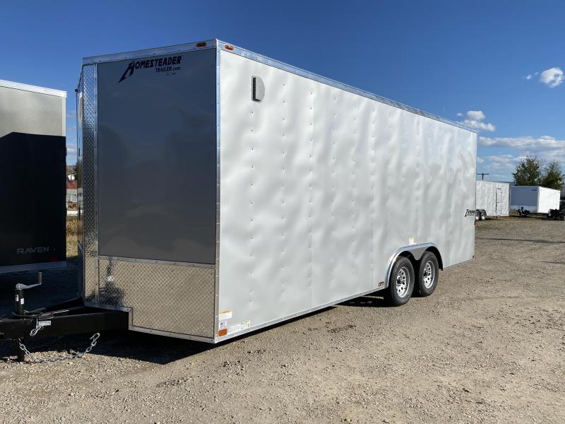 NEW 2021 Homesteader 8.5 x 20 Intrepid V-Nose Car Hauler w/ Ramp Door NEW 2021 Homesteader 8.5 x 20 Intrepid V-Nose Car Hauler w/ Ramp Door