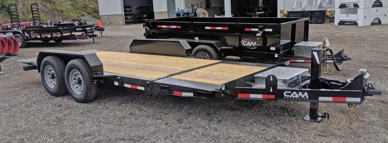 NEW 2023 CAM 19' (4+15) XW Lo Pro Split Tilt Trailer NEW 2023 CAM 19' (4+15) XW Lo Pro Split Tilt Trailer
