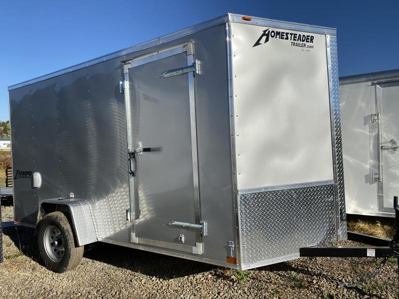 NEW 2021 Homesteader 6x12 Intrepid V-Nose Cargo Trailer w/ Ramp Door (Ramp Flip Out) NEW 2021 Homesteader 6x12 Intrepid V-Nose Cargo Trailer w/ Ramp Door (Ramp Flip Out)