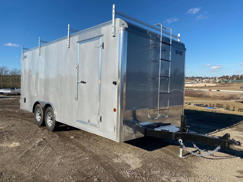NEW 2021 Car Mate 7x16 HD Custom Cargo Trailer w/ Spring Assist Rear Ramp Door Near Me