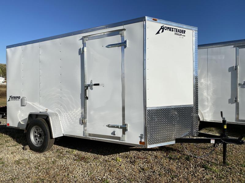 NEW 2022 Homesteader 6x10 Intrepid V-Nose Cargo Trailer w/ Ramp Door NEW 2022 Homesteader 6x10 Intrepid V-Nose Cargo Trailer w/ Ramp Door