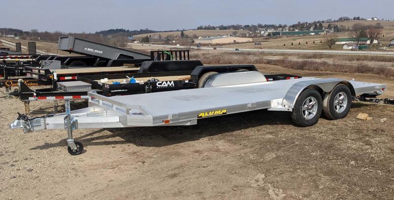 NEW 2023 Aluma 6'10" x 18' HD Utility Trailer w/ Dove Tail & Underbody Ramps NEW 2023 Aluma 6'10" x 18' HD Utility Trailer w/ Dove Tail & Underbody Ramps