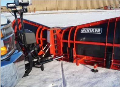NEW HINIKER 10' Torsion Trip Poly V-Plow w/ Curb Guards & Wear Bars NEW HINIKER 10' Torsion Trip Poly V-Plow w/ Curb Guards & Wear Bars