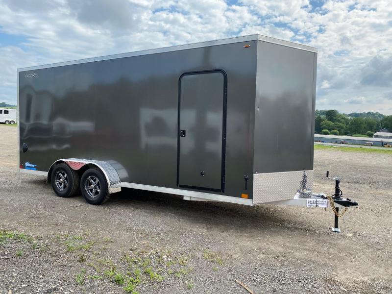 NEW 2021 Legend 7x18 + 2' V-Nose Thunder Aluminum Cargo Trailer w/ Ramp NEW 2021 Legend 7x18 + 2' V-Nose Thunder Aluminum Cargo Trailer w/ Ramp