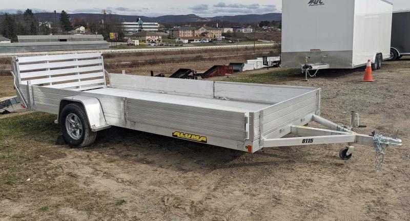 NEW 2023 Aluma 6'9" x 15 HD SR Utility Trailer w/ Side Ramps - Solid Rear Sides and Bi-Fold Gate NEW 2023 Aluma 6'9" x 15 HD SR Utility Trailer w/ Side Ramps - Solid Rear Sides and Bi-Fold Gate