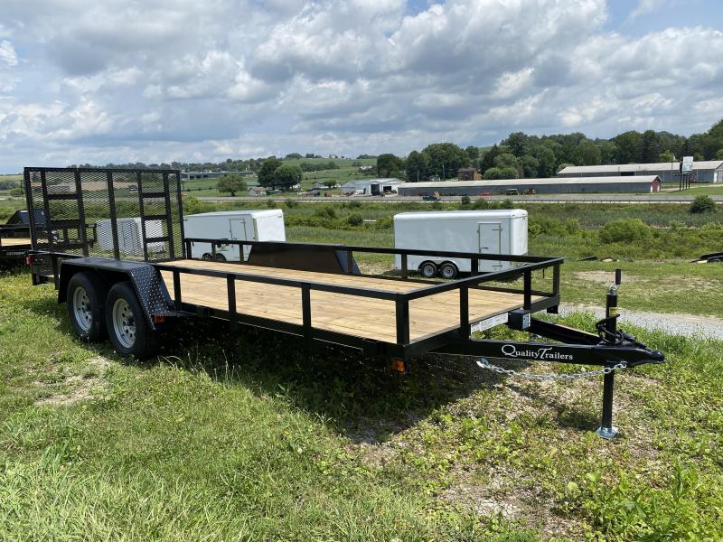 NEW 2022 Quality 6x18 Econo Utility Trailer w/ No Dove NEW 2022 Quality 6x18 Econo Utility Trailer w/ No Dove