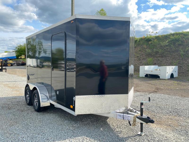 NEW 2022 Legend 7x14 (12 + 2' V) Thunder V-Nose Cargo Trailer w/ Ramp Door NEW 2022 Legend 7x14 (12 + 2' V) Thunder V-Nose Cargo Trailer w/ Ramp Door